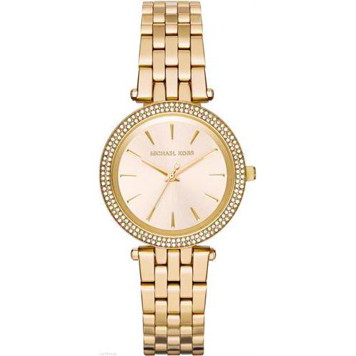 Michael Kors Ladies Mini Darci Gold Watch - MK3430